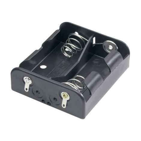 Support de pile 2x LR14 (C) Goobay 45834 raccordement à souder (L x l x H) 62 x 56 x 23 mm (1/2)