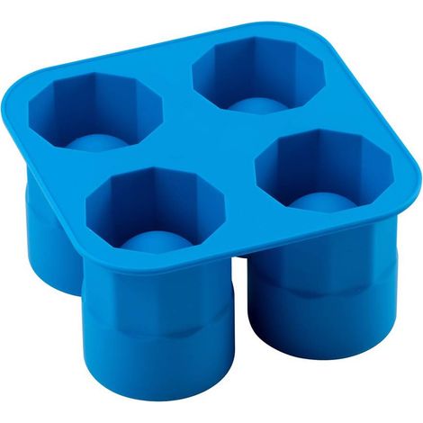 Ilsa stampo 4 bicchieri silicone ghiaccio 4 cl