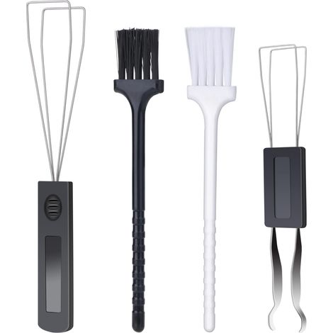 Kit d'extracteurs de touches, extracteur de touches en 2 pièces avec 2 brosses pour clavier, outil d'extraction de touches avec brosses pour clavier mécanique