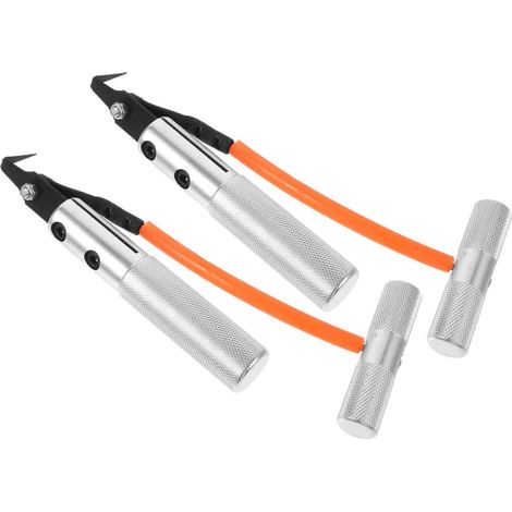 Outils Démonte-Pare-Brise Automobile 2 Pièces, Outil de Découpe de Vitre Robuste, Kit Réparation Pare-Brise Voiture, Usage Professionnel et Bricolage (1/4)