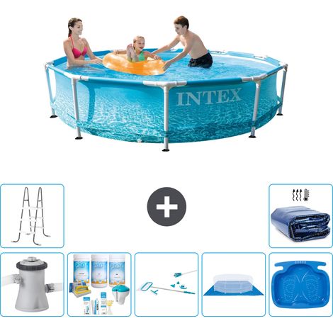 Intex Piscine Tubulaire Ronde - 305x76 cm - 8-pièces S20386 (1/5)