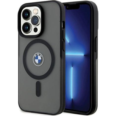 BMW BMHMP15LDSLK iPhone 15 Pro 6.1 schwarz/schwarze Hartschalen-Hülle IML Signature MagSafe (1/5)