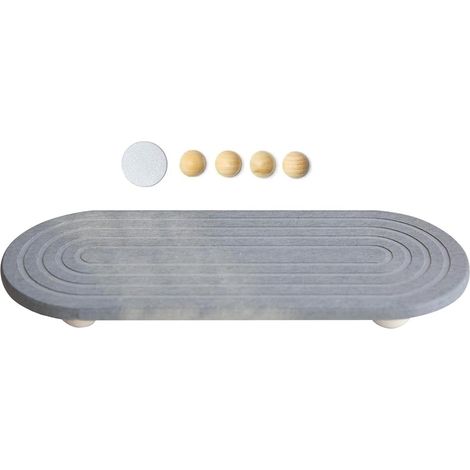 Plateau d'évier absorbant l'eau – Plateau de comptoir multifonction à séchage rapide pour un rangement élégant des éponges – Plateau d'évier de cuisine idéal pour le savon, les brosses, les bross (1/5)