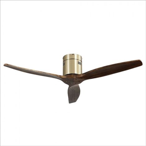 Ventilatore da soffitto -DC modello AGUILON Bronze, 3 pale Oak, 5 velocità, telecomando, timer, silenzioso e a basso consumo, modalità inverno-estate, dimensioni grandi (1/4)