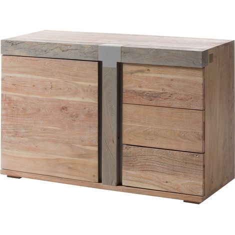 Sideboard Akazie 115x45x75 beige lackiert Amsterdam 109