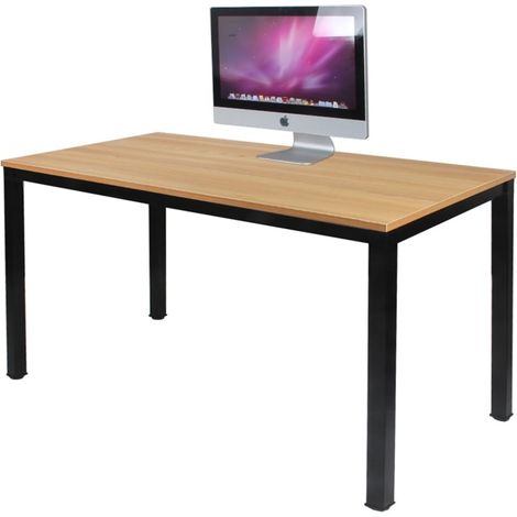 soges Schreibtisch Computertisch Klassischer PC Tisch Bürotisch Arbeitstisch Esstisch für Home Office