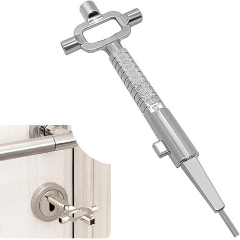 Professional Cylinder Gauge & Cam Turner - Universal Locksmith Tool for Measuring, Adjusting, and Inspecting Lock Bodies - Essential Repair Tool (1/5)