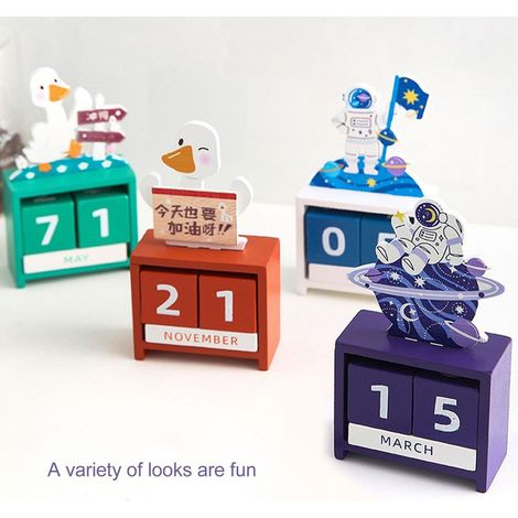Calendrier Perpétuel Bois Cubes Décompte Date Modèle 3 Type 3 Décor Bureau Décoratif Célinus Calendrier bois décoratif calendrier perpetuel cubes mois date décompte bureau (1/5)