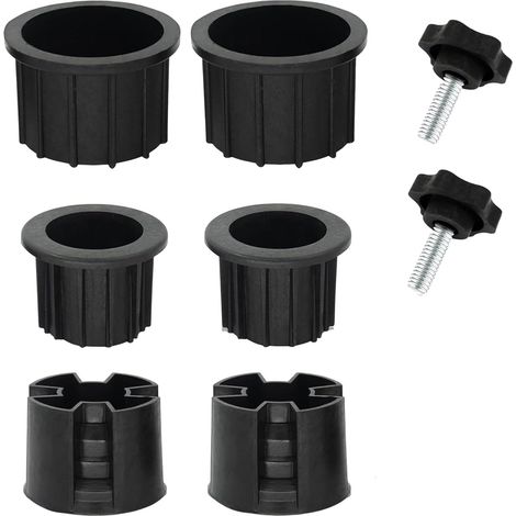 Set of 8 replacement parts for standard parasol bases, suitable for patio tables and chairs and balconies. (1/5)