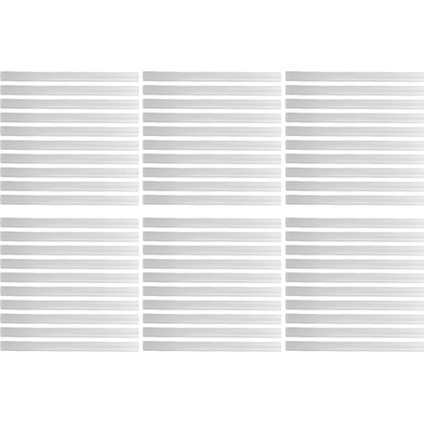 Lot de 60 bâtons de colle thermofusible haute viscosité, transparents 7x100 mm, pour jouets et équipements (1/5)
