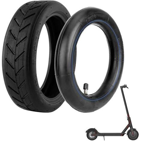 Pneu trotinette électrique 8 1/2 x 2 + chambres à air, Set butyle renforcé pour Xiaomi et autres modèles 8,5 pouces (1/5)