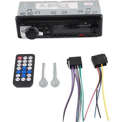 Support FM Radio Bluetooth MP3 Player USB Montage Voiture Mains Libres Appels Musique (1/5)