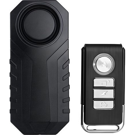 Alarme Antivol 113 DB pour Vélo, Moto, Trottinette – Capteur de Mouvement sans Fil, Télécommande 20 m, Volume & Sensibilité Réglables, Étanche IP55 (1/5)