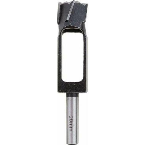 Mèche à bois pour perceuse 1/2'' – Longueur 140mm – Acier durci haute teneur en carbone – Pour bouchons en bois tendre et dur