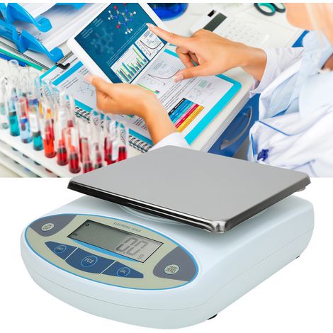 Balance de laboratoire numérique de haute précision 20 kg 0,1 g, 100-240 V UE (1/5)