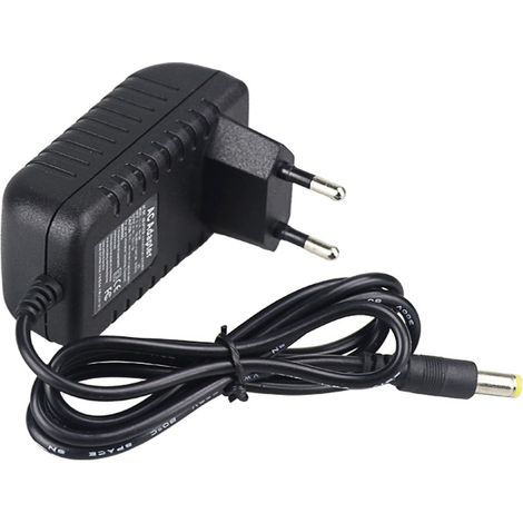 Alimentatore switching 9Vdc 1A, spinotto 5,5x2,1mm