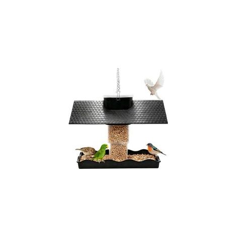 Mangeoire à oiseaux à suspendre, pliable, résistante aux intempéries, fiable pour oiseaux, idéale pour les oiseaux sauvages, buffet, oiseaux sauvages, jardin, balcon, terrasse