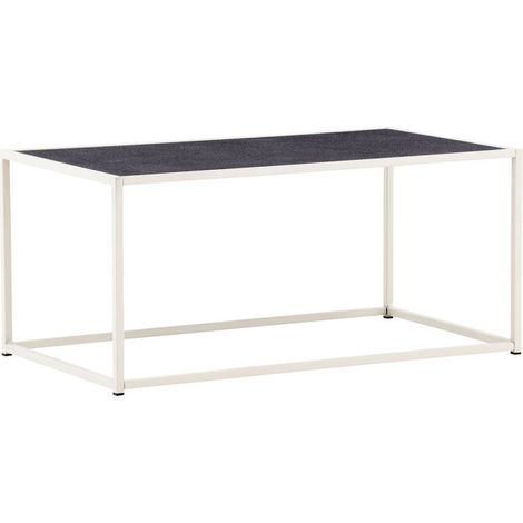 Table Basse de Jardin "Siaton" 110cm Gris (1/5)