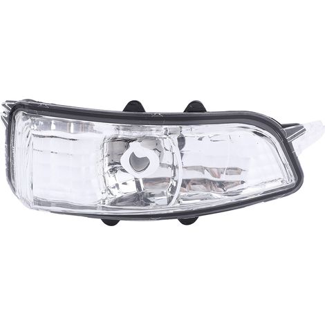 Tbest Front Mirror Blinker Lens, Stylish Door Side Mirror Cover for V70 II S80 II C30 C70 II Convertible V50 Improves the appearance of the (A. (1/5)
