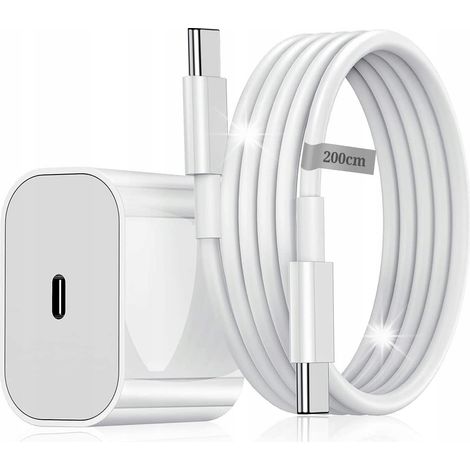 Chargeur rapide PD 20 W + câble USB-C-PD de 1 m (1/5)