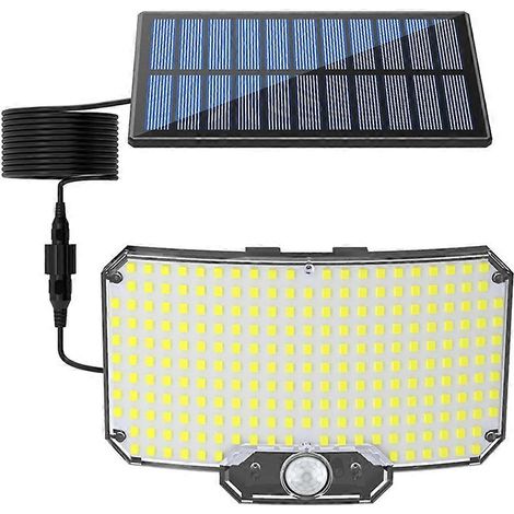 234 LED Solar-Außenstrahler mit Bewegungsmelder, wasserdicht, 3 Beleuchtungsmodi, für Garten, Hof oder Garage. (1/5)