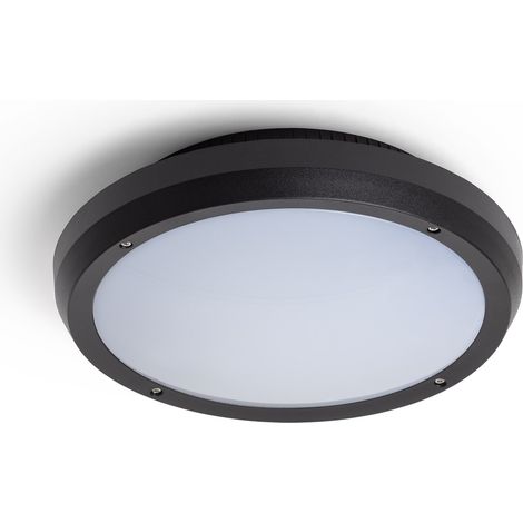 Runde Außendeckenleuchte Curio IP65 schwarz schwarz (1/5)