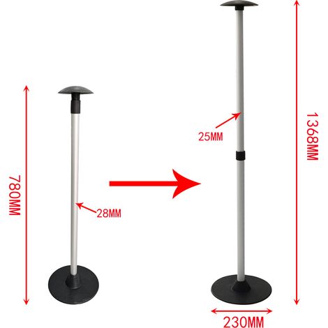 Aluminum support poles, marine support poles, three-piece/two-piece telescopic canopy supports, accessories for ship and yacht decks, two-piece aluminum