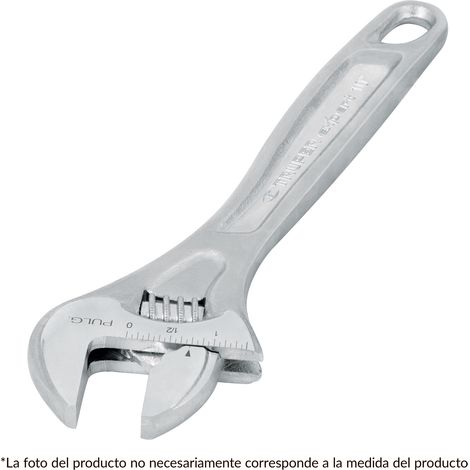 Llave ajustable profesional cromada - 200 mm