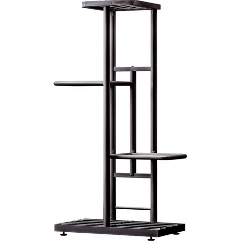 Étagère à 4 niveaux pour pots de fleurs, support pour plantes, échelle de rempotage, étagère de rangement robuste pour plantes en pot (1/5)