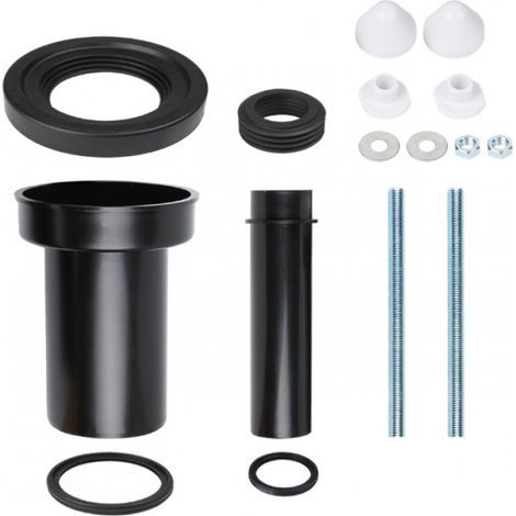 Vidage WC, Jeu de manchettes pour cuvette suspendue, ,180 mm, DN 90 (1/5)