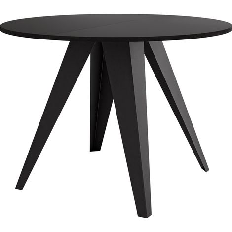 Mesa Oswego 175, Negro, 76x0x0cm, Alargamiento, Aglomerado laminado, Metal