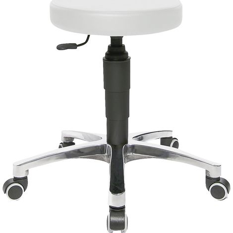 Topstar, Tabouret pivotant TEC 70, habillage similicuir, blanc