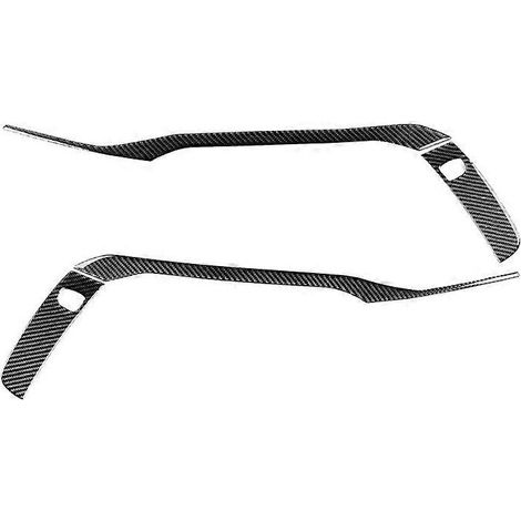 Carbonfaser-Frontstoßstangengrill-Abdeckung mit Zieraufkleber für Porsche 911 992 (2019–2024) – Carbonfaser-Muster (1/5)