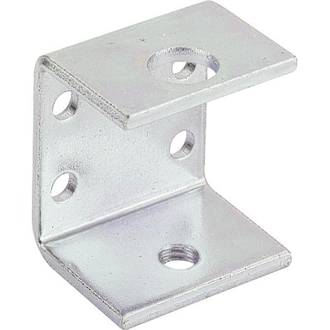 Hettich – Équerre double zinguée M8 40mm – Acier pour fixation tiroir – Résistante à la corrosion – Vendu à l'unité