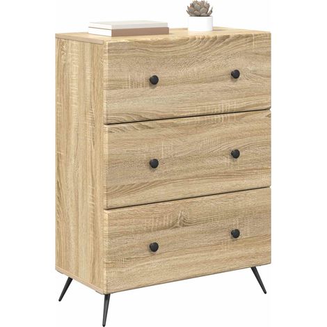 Maison Exclusive - Mobile con Cassetti Rovere Sonoma 66 x 34,5 x 90 cm