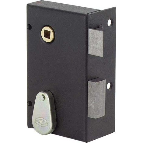 JPM 117000-02-1A serratura monoblocco nera in acciaio