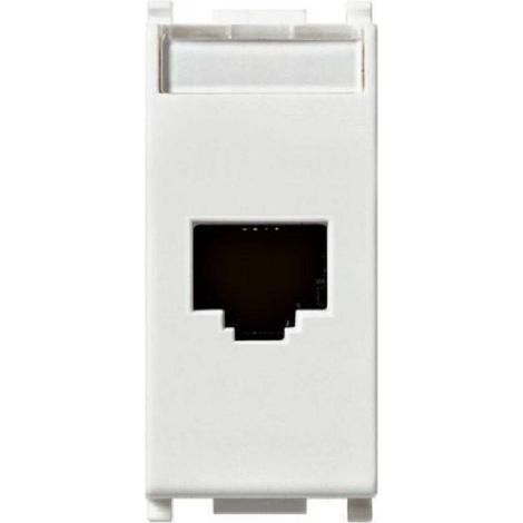 VIMAR 14339.6 - Presa RJ45 Netsafe Cat6 UTP 110 Bianco