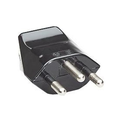 Bachmann 910175 Fiche d'alimentation suisse 250 V noir IP20