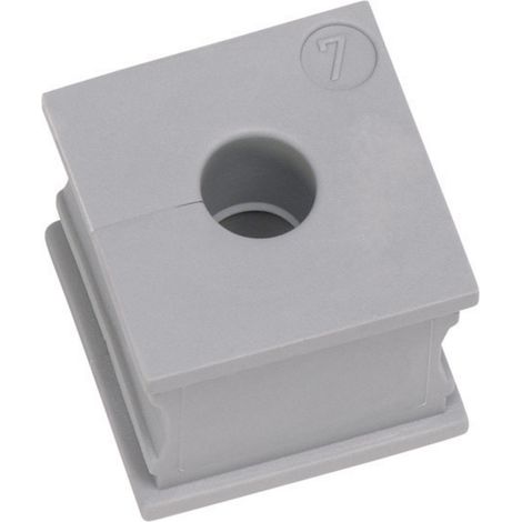 Icotek KT 13 Kabeldurchführung geschlitzt  Klemm-Ø (max.) 14 mm  Elastomer Grau 1 St.