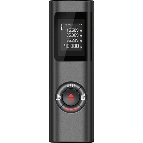 Telemetre, 40m Mini Las ER de Poche numérique, Portable télémètre Las ER numérique Haute précision avec rétroéclairage LCD, pour Construction Industrie résidences entrepôts (1/5)