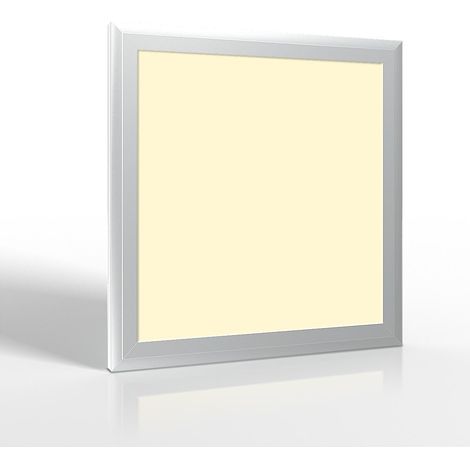 LED Panel 30x30cm 18W Rahmen silber - Lichtfarbe: Warmweiß 3000K (1/5)