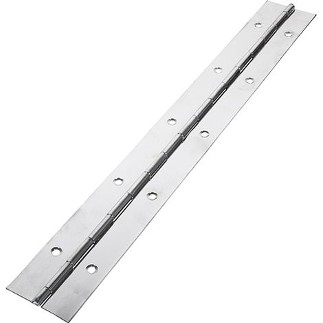 TIMCO Piano Hinges Steel Nickel - 1800 x 38