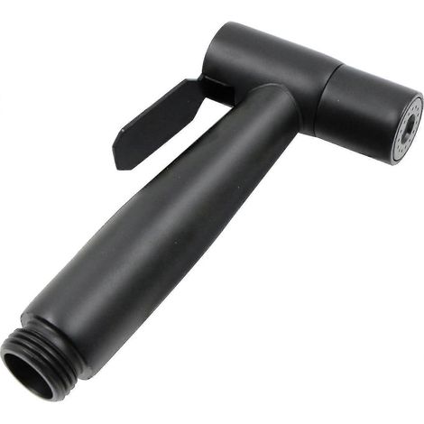 Douchette en acier inoxydable 304, robinet de douche, receveur de douche hygiénique pour cuisine, douche et salle de bain, noir (arroseur uniquement) (1/5)