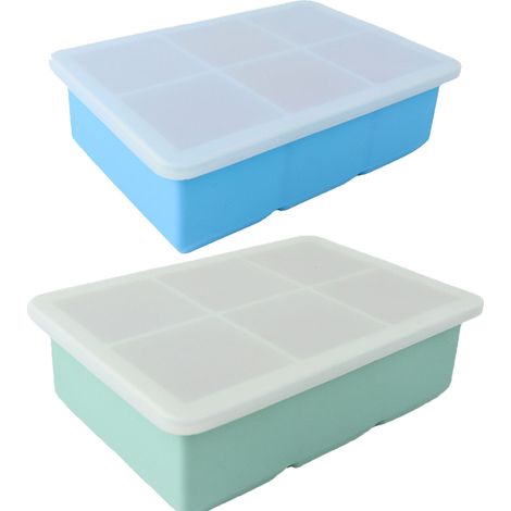 Ice Cube Tray - Flexible Silicone Mold for Shaped Ice Cubes - For Drinks on the Rocks - 1 Unit (1/5)