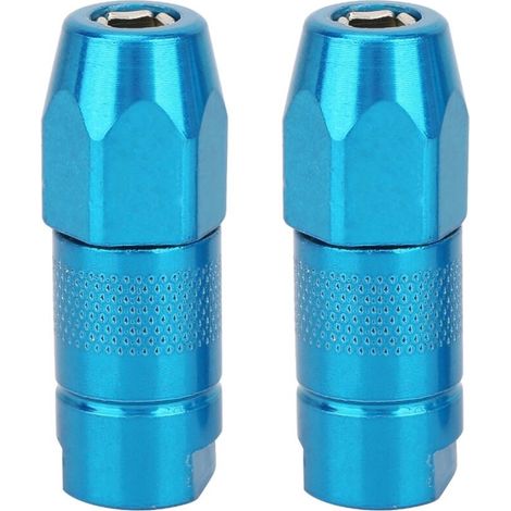 Buse de Graisse Graisse pour Tête de Pistolet Graisse de Bouche pour Tête de Pistolet pour 2 Pièces Accessoires Raccord Buse de Tuyauterie Antidéflagrant pour Pistolet Double (1/5)