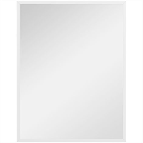 Décoration murale Grand miroir mural 70 x 90 cm avec cadre en MDF (1/5)