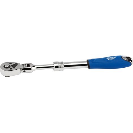 Draper 3/8" Square Drive Flexible Head Extending Reversible Ratchet with 72 Teeth (Model 26810) (1/5)