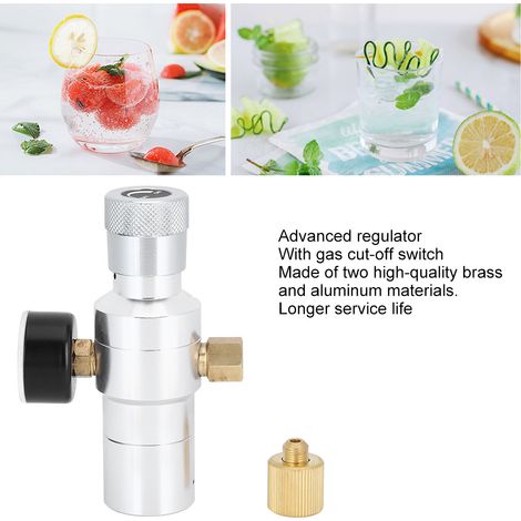 Régulateur de CO2 miniature pour la fabrication de bière et de soda maison (MFL 3/8" 0-150PSI) (1/5)