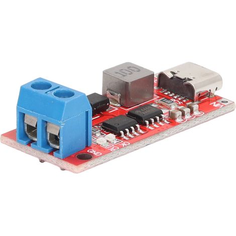 Module de charge pour batterie lithium 3S USB-C vers 12,6 V, carte de charge Boost, entrée CC 3-6 V, rouge, 1 A (1/5)