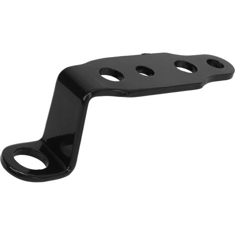 Scheinwerferhalterung aus Edelstahl für Roller, Lochdurchmesser: 12 mm, zur Umrüstung von Motorradspiegeln (10 Zoll), schwarz (1/5)